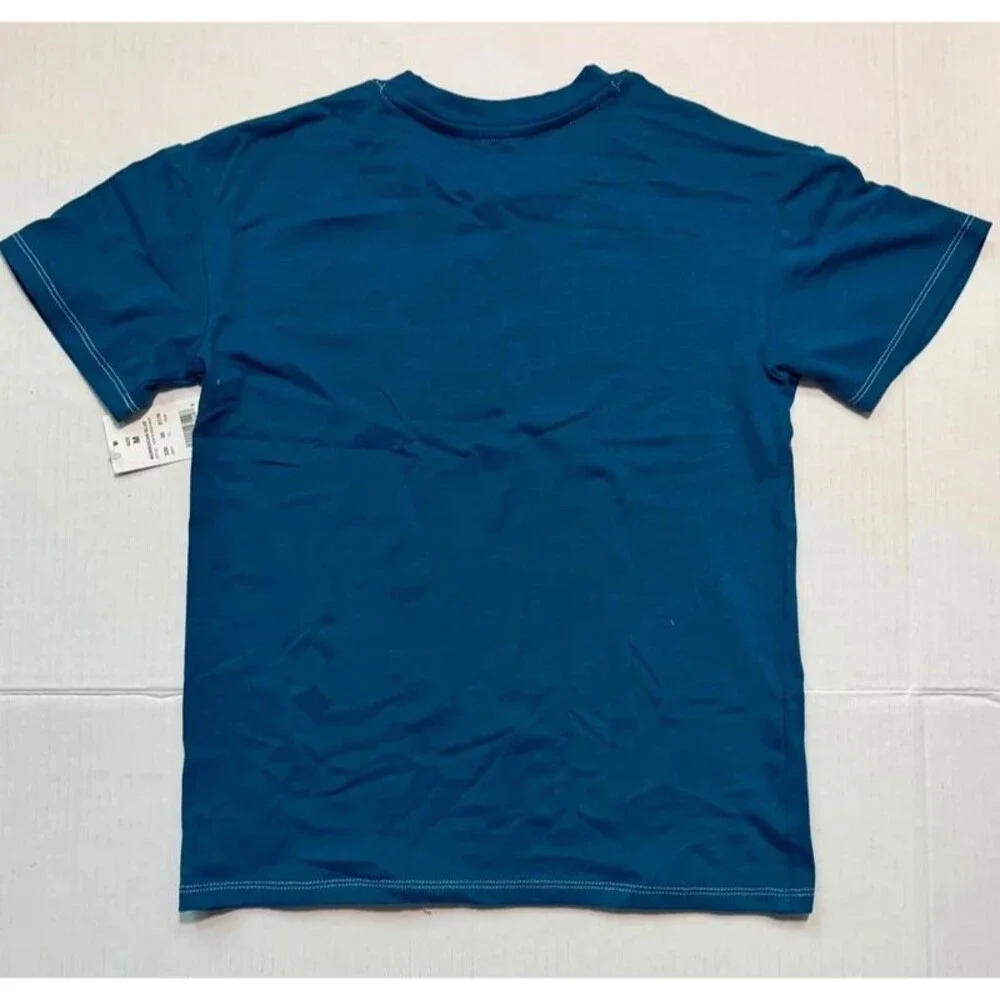 Disney Stitch Wild at Heart Girls Tee Blue M
